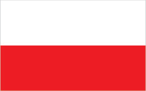 Det polske flagget - Klikk for stort bilete